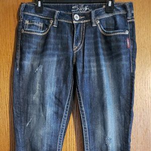 Silver  "Aiko" capris